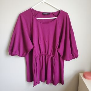 Eloquii Cinched Adjustable Waist Top